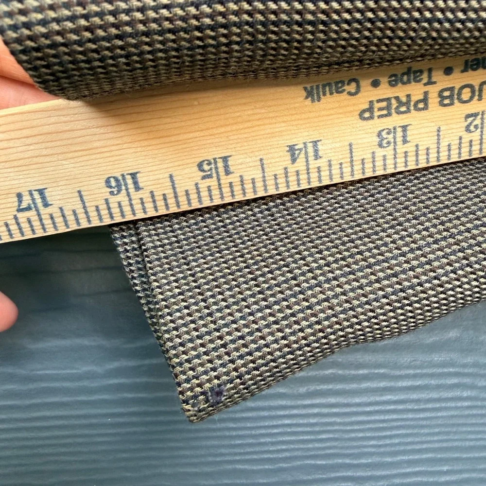 Lauren Ralph Lauren Wool Sport Coat Blazer Houndstooth Brown Men's 40R